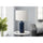 23''H, Table Lamp, Blue Ceramic, Ivory / Cream Shade, Contemporary, Modern - Monarch