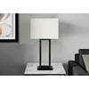 Lighting, Table Lamp, Usb Port Included, 28''H, Black Metal, Ivory / Cream Shade - Monarch