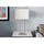 Table Lamp, 28''H, Nickel Metal, Ivory / Cream Shade, Contemporary, Modern - Monarch