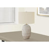 Lighting, 24''H, Table Lamp, Cream Resin, Ivory / Cream Shade, Transitional - Monarch