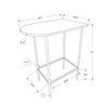 Home Bar, Bar Table, Bar Height, Pub, 36 Rectangular, Small, Kitchen, White - Monarch