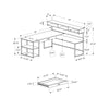 Computer Desk, Home Office, Corner, Storage Drawers, L Shape, Work, Laptop - Monarch
