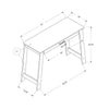Computer Desk, Home Office, Laptop, Storage Drawers, Work, Brown Laminate - Monarch