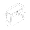 Computer Desk, Home Office, Laptop, Storage Drawers, Work, Grey Laminate - Monarch