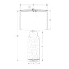 Lighting, 28''H, Table Lamp, Red Glass, Grey Shade, Contemporary, Modern - Monarch