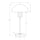 Lighting, 20''H, Table Lamp, Silver Metal, Contemporary, Modern - Monarch