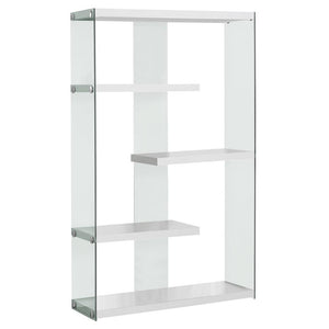 Bookshelf, Bookcase, Etagere, 5 Tier, 60H, Office, Bedroom - Monarch