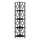 Bookshelf, Bookcase, Etagere, Corner, 4 Tier, 62H, Office, Bedroom - Monarch