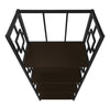 Bookshelf, Bookcase, Etagere, 4 Tier, 62H, Office, Bedroom, Brown Laminate - Monarch