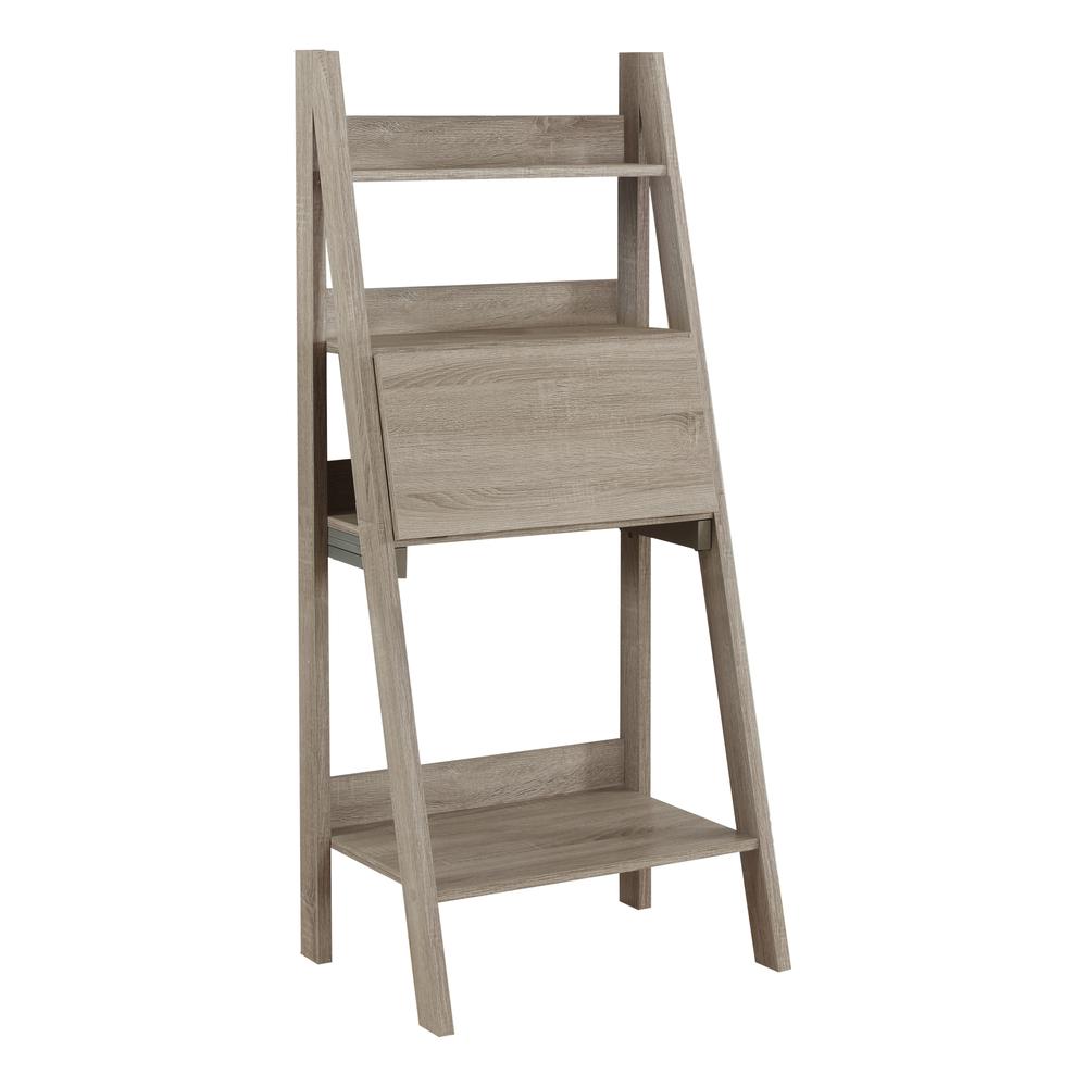 Computer Desk, Home Office, Laptop, Leaning, Storage Drawers, 61H, Work - Monarch