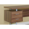 Computer Desk, Home Office, Laptop, Left, Right Set-up, Storage Drawers, 60L - Monarch