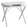 Computer Desk, Home Office, Laptop, Storage Shelves, 31L, Work, White Laminate - Monarch