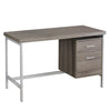 Computer Desk, Home Office, Laptop, Left, Right Set-up, Storage Drawers, 48L - Monarch