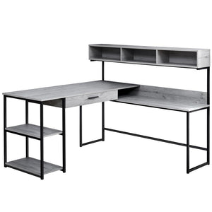 Computer Desk, Home Office, Corner, Storage Drawers, L Shape, Work, Laptop - Monarch