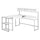 Computer Desk, Home Office, Corner, Storage Drawers, L Shape, Work, Laptop - Monarch