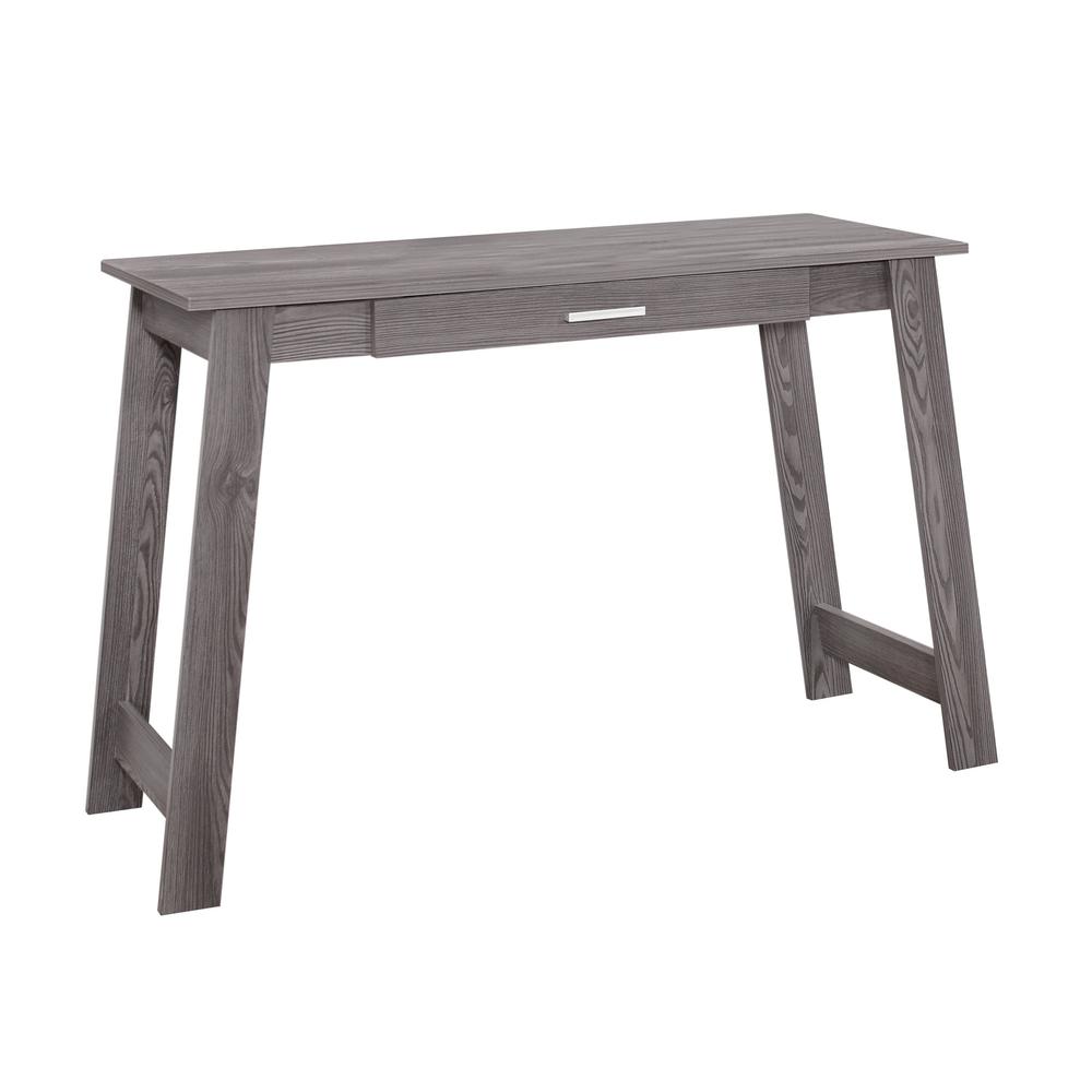 Computer Desk, Home Office, Laptop, Storage Drawers, Work, Grey Laminate - Monarch