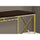 Computer Desk, Home Office, Laptop, Work, Brown Laminate, Gold - Monarch