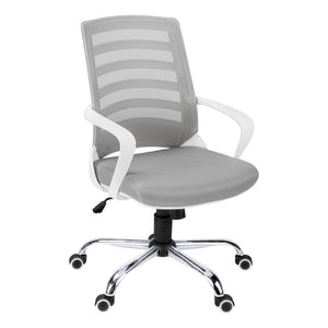 Office Chair, Adjustable Height, Swivel, Ergonomic, Armrests, Computer Desk - Monarch
