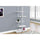 Bookshelf, Bookcase, Etagere, 5 Tier, 60H, Office, Bedroom, White Laminate - Monarch