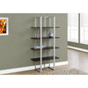 Bookshelf, Bookcase, Etagere, 4 Tier, 60H, Office, Bedroom, Brown Laminate - Monarch