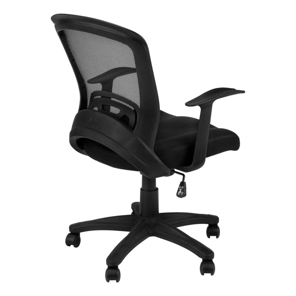 Office Chair, Adjustable Height, Swivel, Ergonomic, Armrests, Computer Desk - Monarch