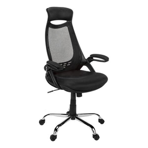 Office Chair, Adjustable Height, Swivel, Ergonomic, Armrests, Computer Desk - Monarch