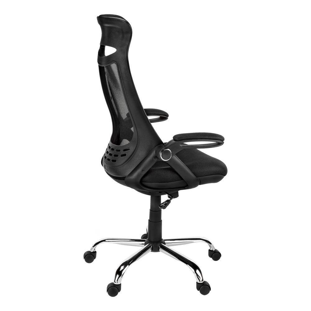 Office Chair, Adjustable Height, Swivel, Ergonomic, Armrests, Computer Desk - Monarch