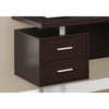 Computer Desk, Home Office, Corner, Left, Right Set-up, Storage Drawers, 70L - Monarch