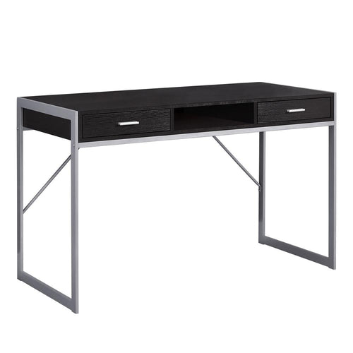 Computer Desk, Home Office, Laptop, Storage Drawers, 48L, Work, Brown Laminate - Monarch