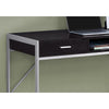 Computer Desk, Home Office, Laptop, Storage Drawers, 48L, Work, Brown Laminate - Monarch