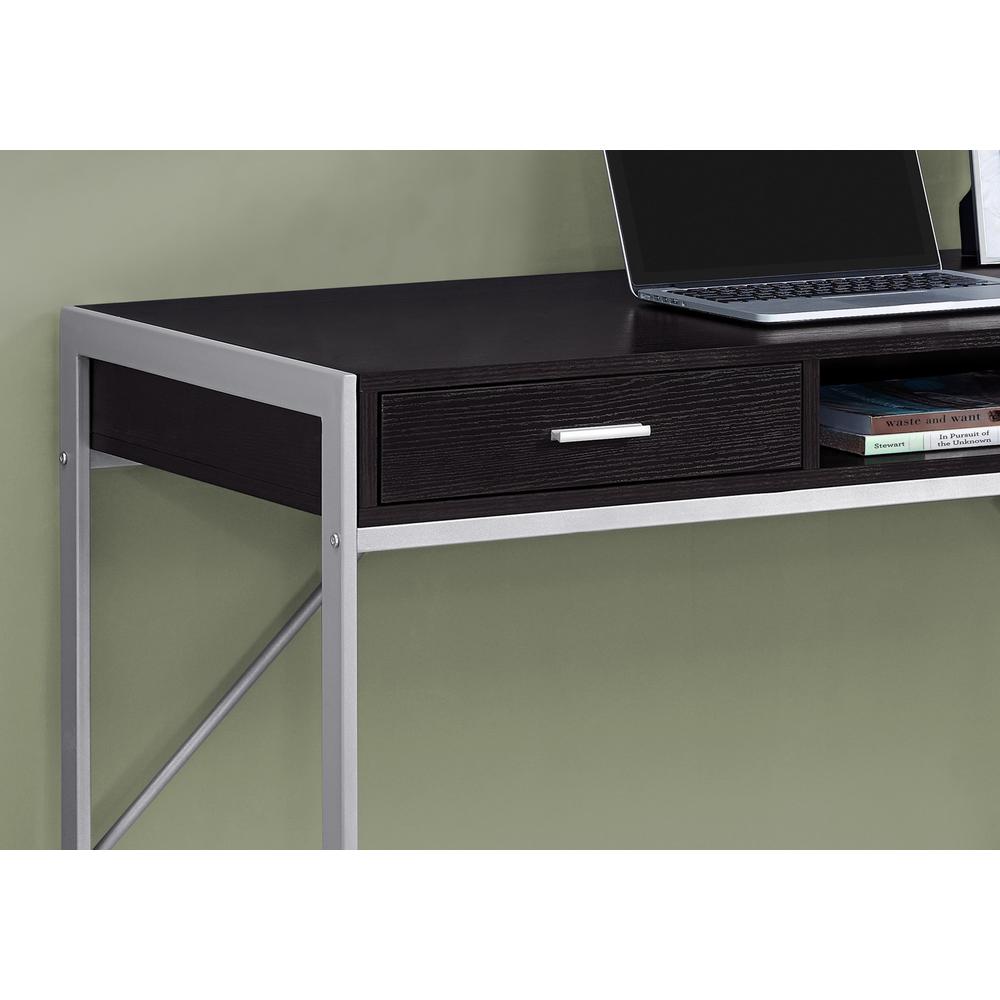 Computer Desk, Home Office, Laptop, Storage Drawers, 48L, Work, Brown Laminate - Monarch