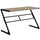 Computer Desk, Home Office, Laptop, 48L, Work, Brown Laminate, Black - Monarch