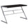 Computer Desk, Home Office, Laptop, 48L, Work, Brown Laminate, Grey - Monarch
