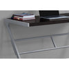 Computer Desk, Home Office, Laptop, 48L, Work, Brown Laminate, Grey - Monarch