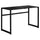 Computer Desk, Home Office, Laptop, 48L, Work, Black Tempered Glass, Black - Monarch