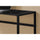 Computer Desk, Home Office, Laptop, 48L, Work, Black Tempered Glass, Black - Monarch