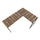 Computer Desk, Home Office, Corner, 58L, L Shape, Work, Laptop, Brown Laminate - Monarch