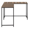 Computer Desk, Home Office, Corner, 58L, L Shape, Work, Laptop, Brown Laminate - Monarch