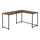 Computer Desk, Home Office, Corner, 58L, L Shape, Work, Laptop, Brown Laminate - Monarch