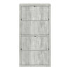 Bookshelf, Bookcase, Etagere, 5 Tier, 48H, Office, Bedroom, Grey Laminate - Monarch