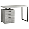 Computer Desk, Home Office, Laptop, Left, Right Set-up, Storage Drawers, 48L - Monarch