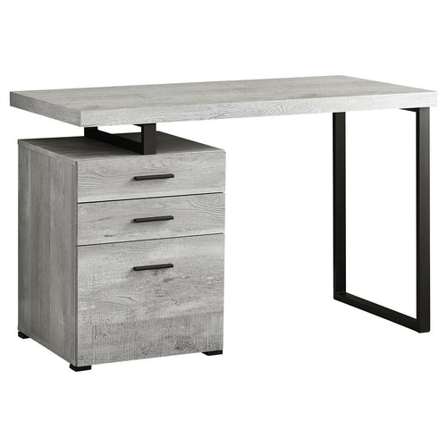 Computer Desk, Home Office, Laptop, Left, Right Set-up, Storage Drawers, 48L - Monarch