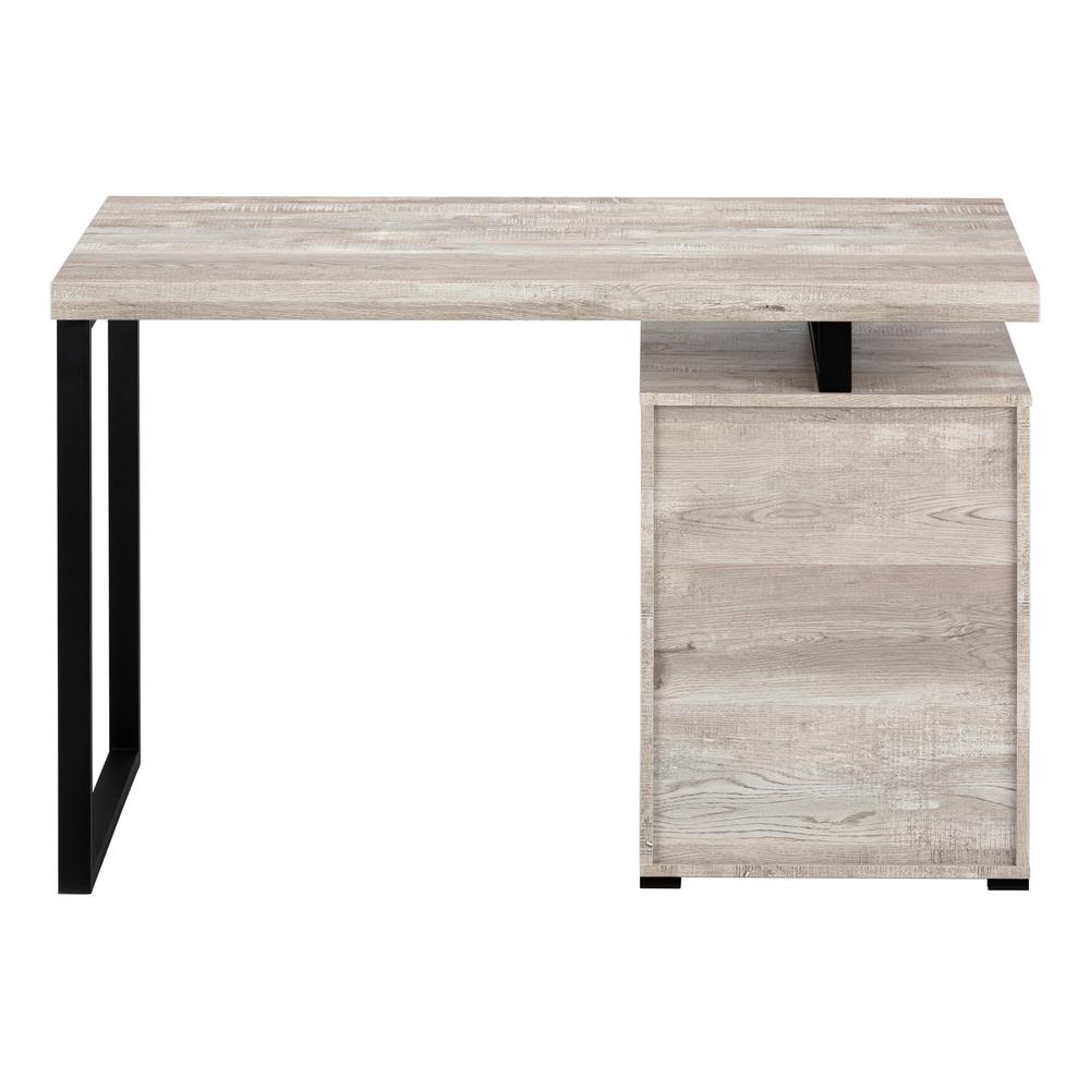 Computer Desk, Home Office, Laptop, Left, Right Set-up, Storage Drawers, 48L - Monarch
