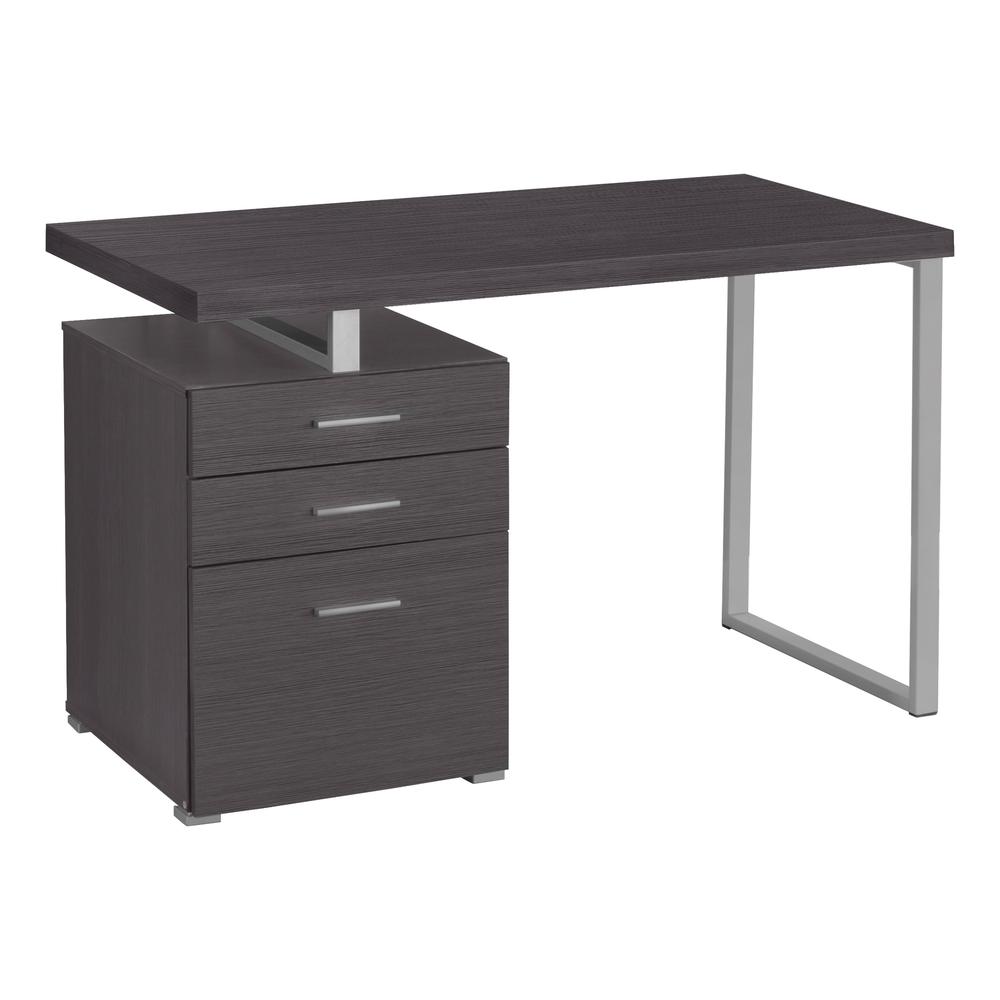Computer Desk, Home Office, Laptop, Left, Right Set-up, Storage Drawers, 48L - Monarch