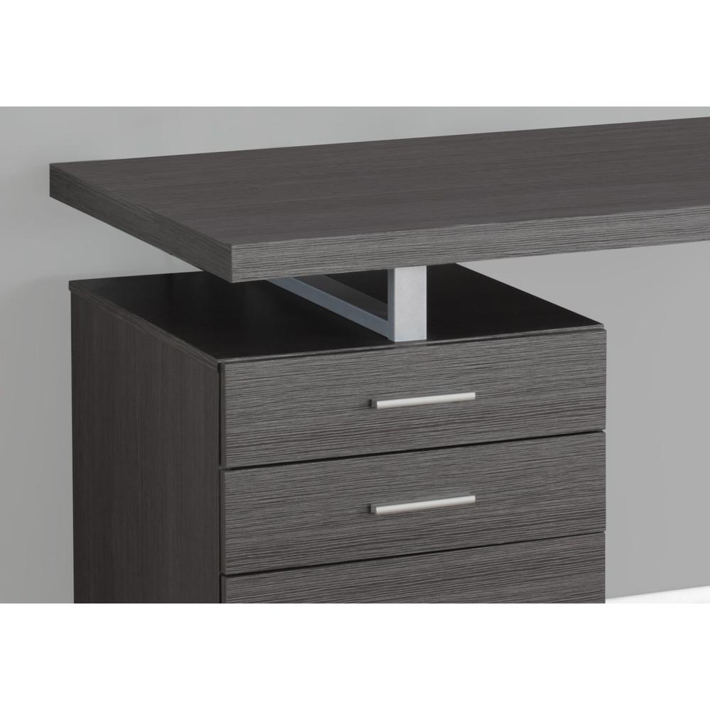 Computer Desk, Home Office, Laptop, Left, Right Set-up, Storage Drawers, 48L - Monarch