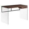 Computer Desk, Home Office, Laptop, Storage Drawers, 48L, Work, Brown Laminate - Monarch