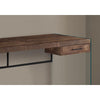 Computer Desk, Home Office, Laptop, Storage Drawers, 48L, Work, Brown Laminate - Monarch