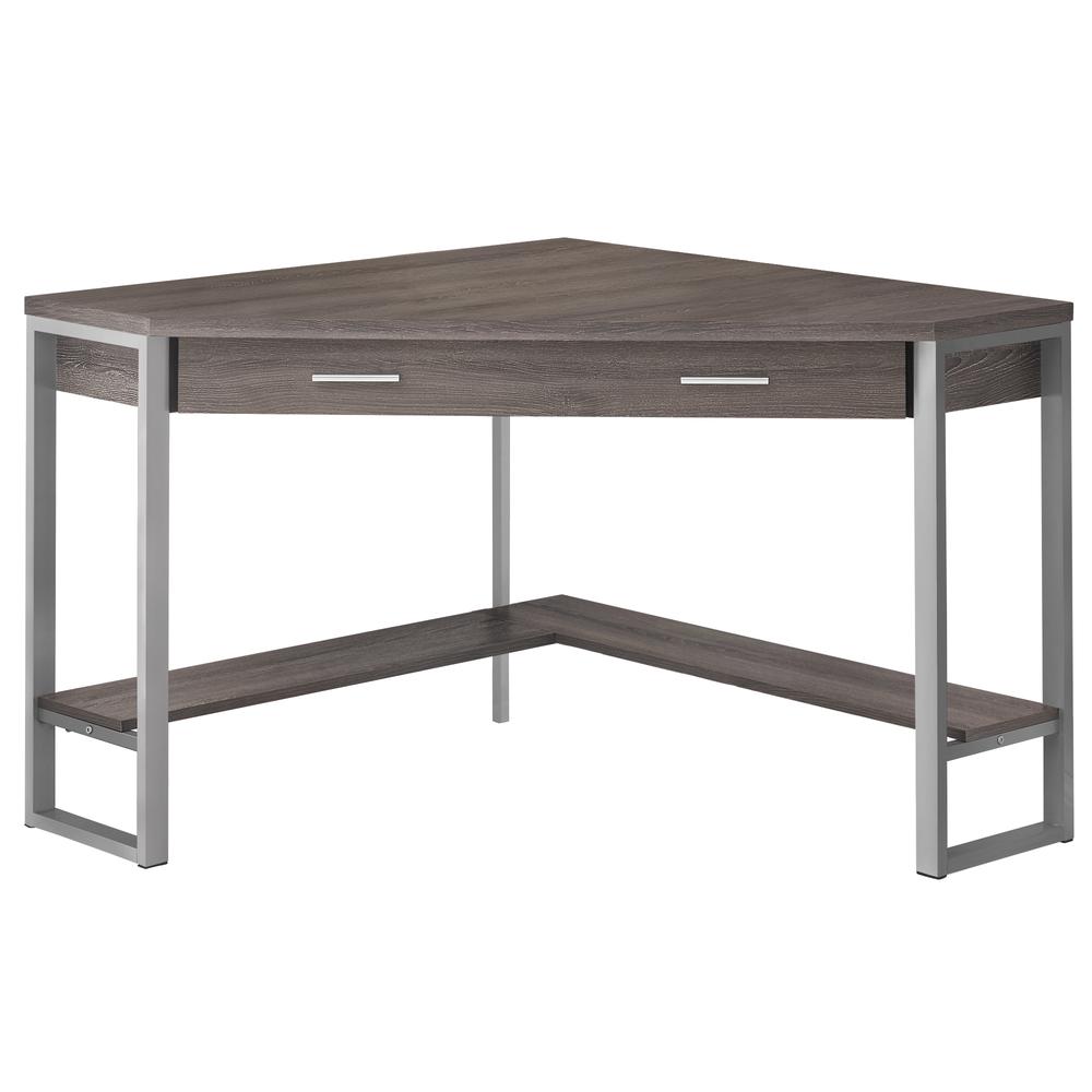 Computer Desk, Home Office, Corner, Storage Drawers, 42L, Work, Laptop - Monarch