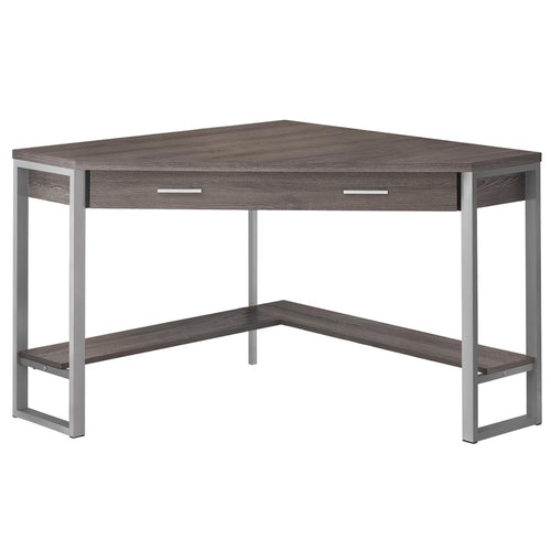 Computer Desk, Home Office, Corner, Storage Drawers, 42L, Work, Laptop - Monarch