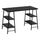 Computer Desk, Home Office, Laptop, Storage Shelves, 48L, Work, Black Laminate - Monarch